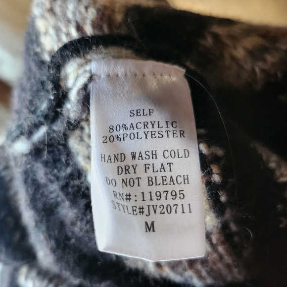 Miami Blue and Gray Striped Cardigan - Picture 5 of 5